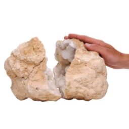 Natural Calcite Geode Pair J2167 | Crystal Factory