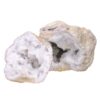 Natural Calcite Geode Pair J2169 | Crystal Factory