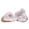 Natural Calcite Geode Pair J2172 | Crystal Factory