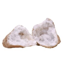 Natural Calcite Geode Pair J2172 | Crystal Factory