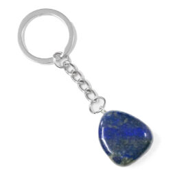 Lapis Lazuli Tumbled Crystal Keychain | Crystal Factory