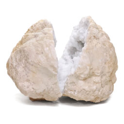 Natural Calcite Geode Pair V32 | Crystal Factory