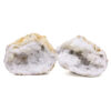 Natural Calcite Geode Pair V33 | Crystal Factory