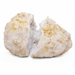 Natural Calcite Geode Pair V33 | Crystal Factory