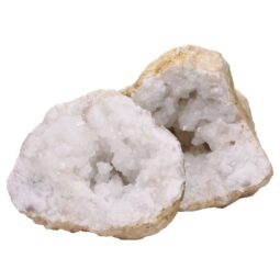 Natural Calcite Geode Pair S1530 | Crystal Factory