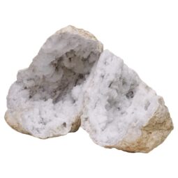 Natural Calcite Geode Pair S1533 | Crystal Factory