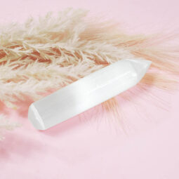 Selenite Information 7 Selenite Pointed Wand 10cm | Crystal Factory