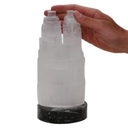 Selenite Twin Tower Orthoceras | Crystal Factory