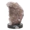 Amethyst Lamp on Orthoseras Base - Purple LED Bulb DS2916 | Crystal Factory