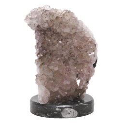 Amethyst Lamp on Orthoseras Base - Purple LED Bulb DS2916 | Crystal Factory