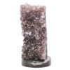 3.02kg Amethyst Lamp on Orthoseras Base - Purple LED Bulb DS2917 2 Amethyst Lamp on Orthoseras Base - Purple LED Bulb DS2917 | Crystal Factory