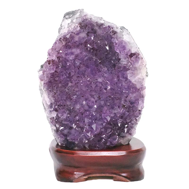 2.48kg Amethyst Lamp on Wooden Base - Purple LED Bulb DB740 3 Amethyst Lamp on Wooden Base – Purple LED Bulb DB740 | Crystal Factory
