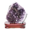 5.98kg Amethyst Lamp on Wooden Base - Purple LED Bulb DB746 1 Amethyst Lamp on Wooden Base – Purple LED Bulb DB746 | Crystal Factory