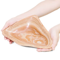 Banded Onyx Freeform Bowl DB721 | Crystal Factory