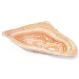 Banded Onyx Freeform Bowl DB721 | Crystal Factory