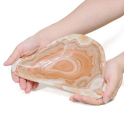 Banded Onyx Freeform Bowl DB723 | Crystal Factory