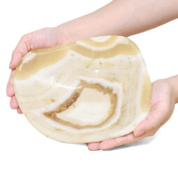 Banded Onyx Freeform Bowl DB724 | Crystal Factory