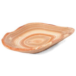 Banded Onyx Freeform Bowl DB725 | Crystal Factory