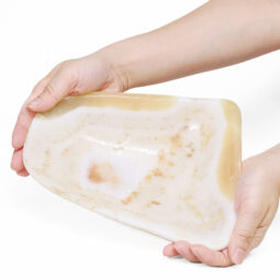 Banded Onyx Freeform Bowl DB728 | Crystal Factory