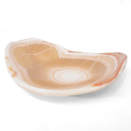Banded Onyx Freeform Bowl DB731 | Crystal Factory