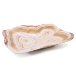 Banded Onyx Freeform Bowl L491 | Crystal Factory