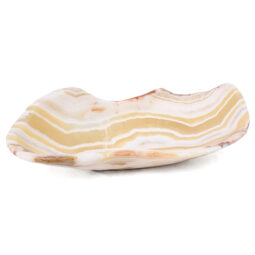 Banded Onyx Freeform Bowl L493 | Crystal Factory