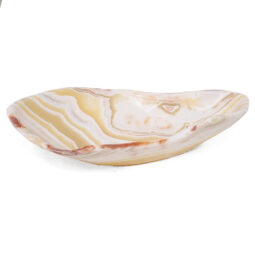 Banded Onyx Freeform Bowl L493 | Crystal Factory