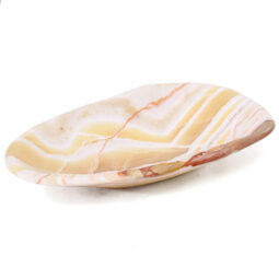 Banded Onyx Freeform Bowl L495 | Crystal Factory
