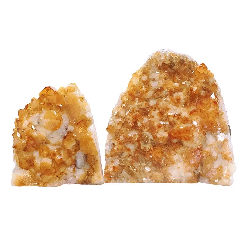2.13kg Citrine Cluster Specimen Set 2 Pieces DK1172 3 Citrine Cluster Specimen Set 2 Pieces DK1172 | Crystal Factory