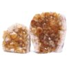 2.04kg Citrine Cluster Specimen Set 2 Pieces DK1174 1 Citrine Cluster Specimen Set 2 Pieces DK1174 | Crystal Factory