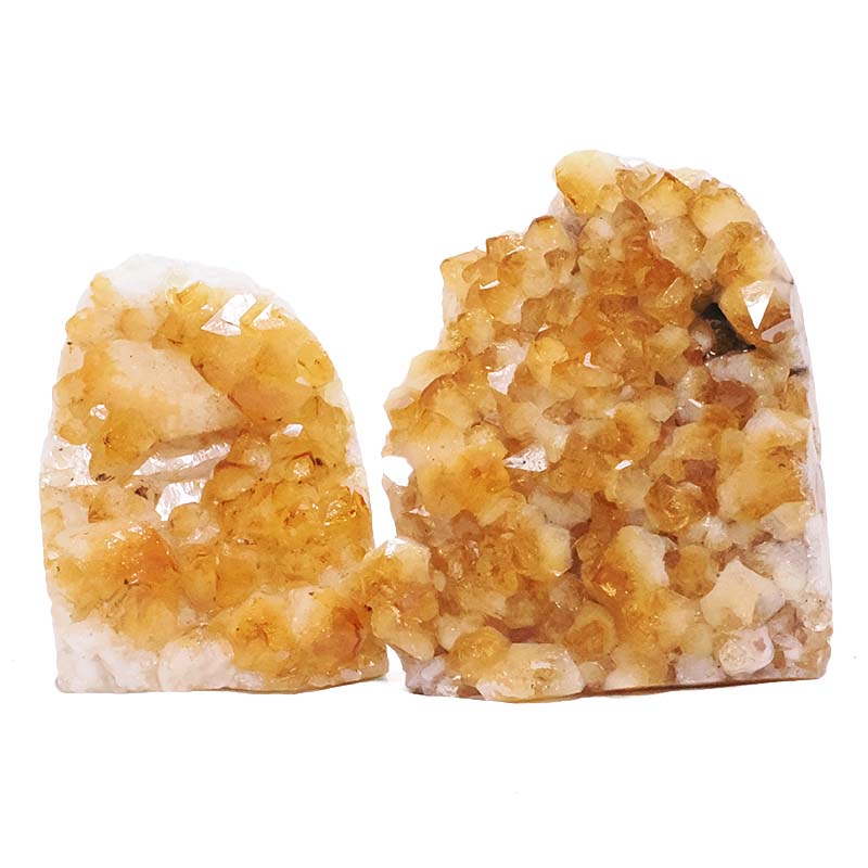 2.20kg Citrine Cluster Specimen Set 2 Pieces DK1176 3 Citrine Cluster Specimen Set 2 Pieces DK1176 | Crystal Factory