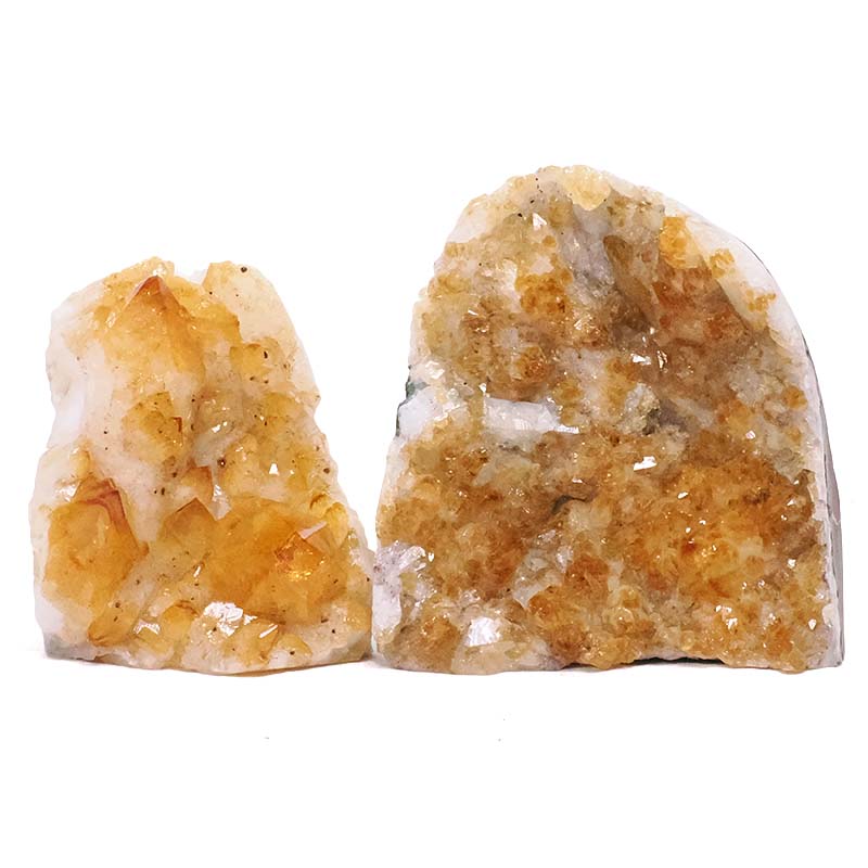 2.09kg Citrine Cluster Specimen Set 2 Pieces DK1177 3 Citrine Cluster Specimen Set 2 Pieces DK1177 | Crystal Factory