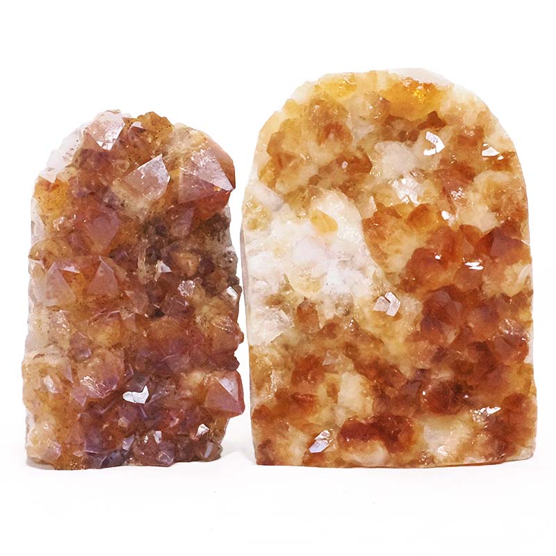 2.17kg Citrine Cluster Specimen Set 2 Pieces DK1180 3 Citrine Cluster Specimen Set 2 Pieces DK1180 | Crystal Factory