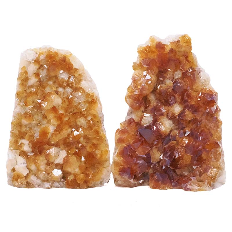 2.07kg Citrine Cluster Specimen Set 2 Pieces DK1182 3 Citrine Cluster Specimen Set 2 Pieces DK1182 | Crystal Factory