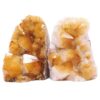2.13kg Citrine Cluster Specimen Set 2 Pieces DK1183 1 Citrine Cluster Specimen Set 2 Pieces DK1183 | Crystal Factory