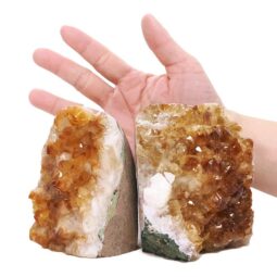 2.10kg Citrine Cluster Specimen Set 2 Pieces DV353 5 Citrine Cluster Specimen Set 2 Pieces DV353 | Crystal Factory