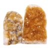 2.07kg Citrine Cluster Specimen Set 2 Pieces DV358 2 Citrine Cluster Specimen Set 2 Pieces DV358 | Crystal Factory