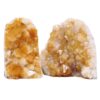 Citrine Cluster Specimen Set 2 Pieces DV359 | Crystal Factory