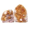 2.09kg Citrine Cluster Specimen Set 2 Pieces DV365 2 Citrine Cluster Specimen Set 2 Pieces DV365 | Crystal Factory