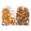 Citrine Cluster Specimen Set 2 Pieces DV367 | Crystal Factory
