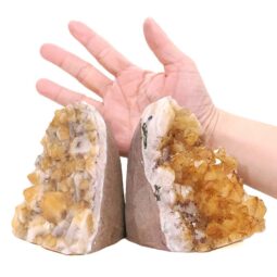 2.20kg Citrine Cluster Specimen Set 2 Pieces DV373 5 Citrine Cluster Specimen Set 2 Pieces DV373 | Crystal Factory