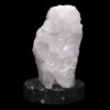 Clear Quartz Druze Lamp on Orthoseras Base – White LED Bulb N2231 | Crystal Factory