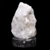 Clear Quartz Druze Lamp on Orthoseras Base – White LED Bulb N2234 | Crystal Factory