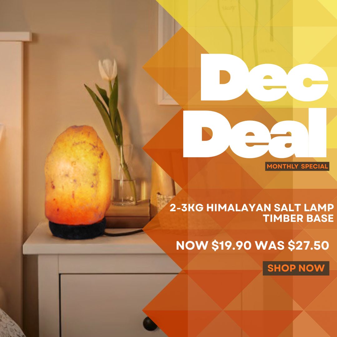 December Deal - 2–3kg Natural Himalayan Salt Lamp 2 December deal