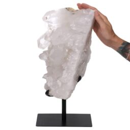 Clear Quartz Cluster on Stand DS2922 | Crystal Factory
