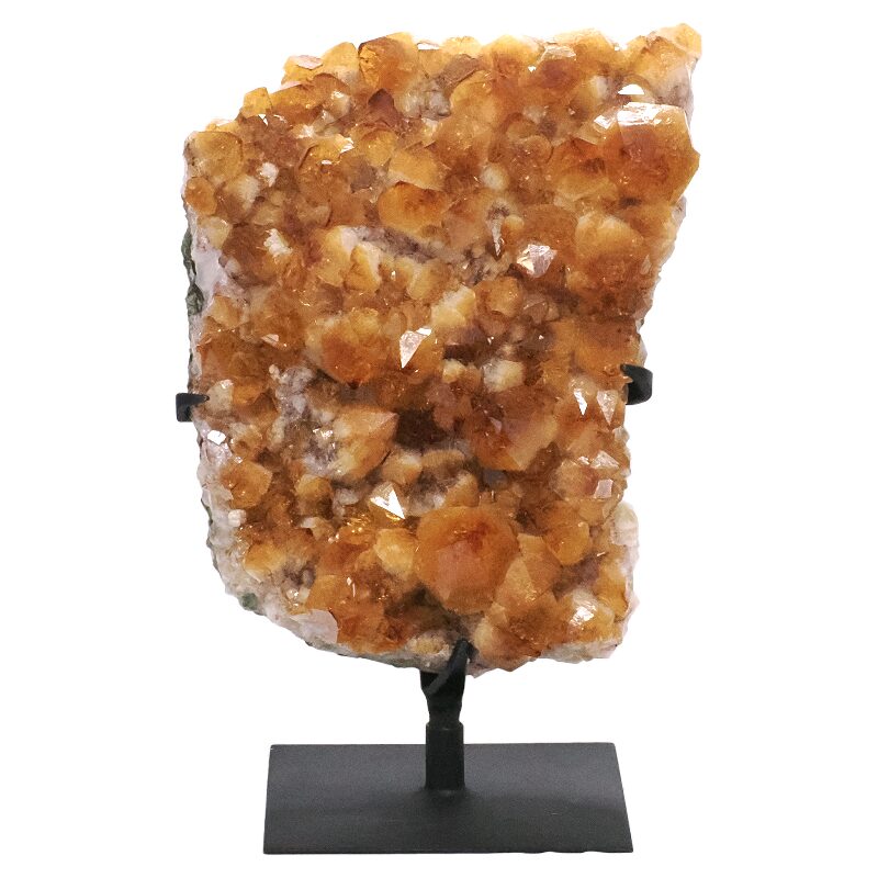 7.3kg Citrine Cluster on Metal Stand DS2931 3 Citrine Cluster on Stand DS2931 | Crystal Factory