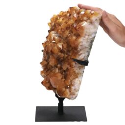 Citrine Cluster on Stand DS2931 | Crystal Factory