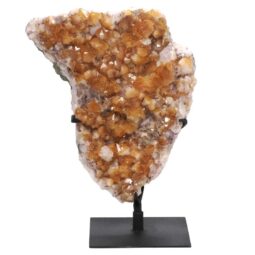 Citrine Cluster on Stand DS2934 | Crystal Factory