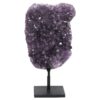 Amethyst Druze Cluster on Rotating Stand DS2937 | Crystal Factory