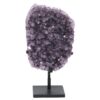 Amethyst Druze Cluster on Rotating Stand DS2939 | Crystal Factory